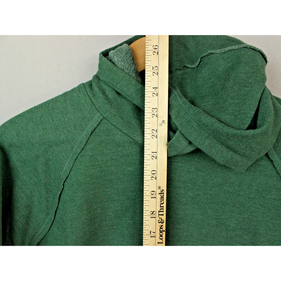 Eddie Bauer Women's Large Pullover Hooded Green Sweatshirt - Soft - Picture 5 of 8
